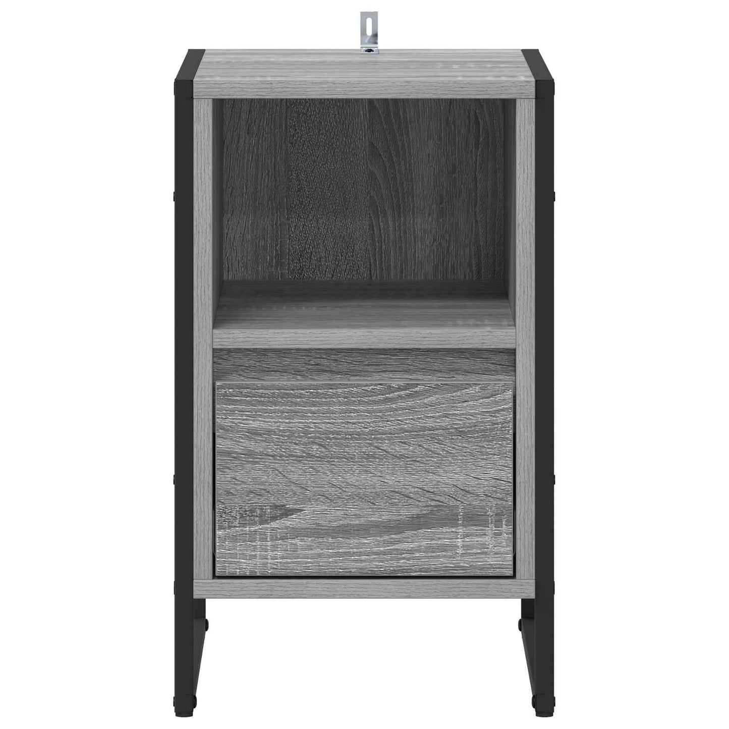 Bedside Table with Drawer 2 pcs Grey Sonoma 39.5 x 30 x 50 cm