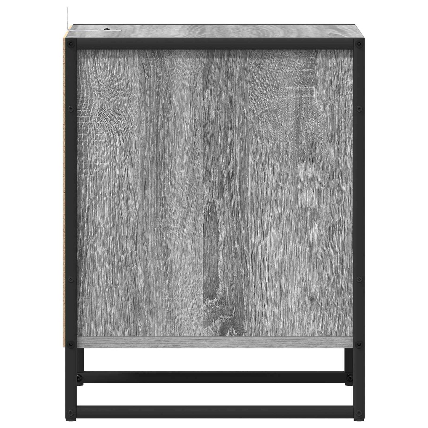 Bedside Table with Drawer 2 pcs Grey Sonoma 39.5 x 30 x 50 cm