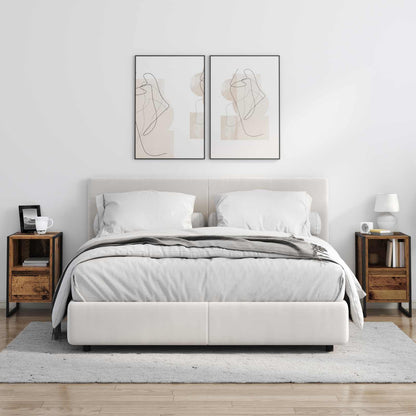 Bedside Table Old Wood 39.5 x 30 x 50 cm Engineered Wood