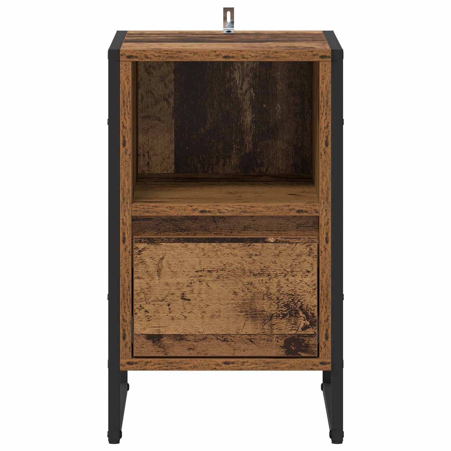 Bedside Table Old Wood 39.5 x 30 x 50 cm Engineered Wood