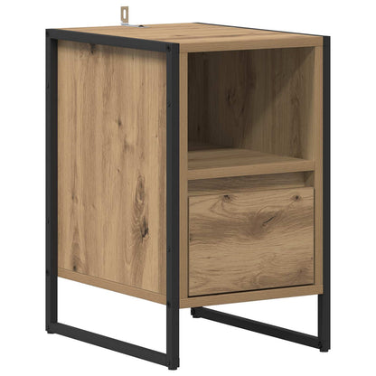 Bedside Table Artisian Oak 39.5 x 30 x 50 cm Engineered Wood