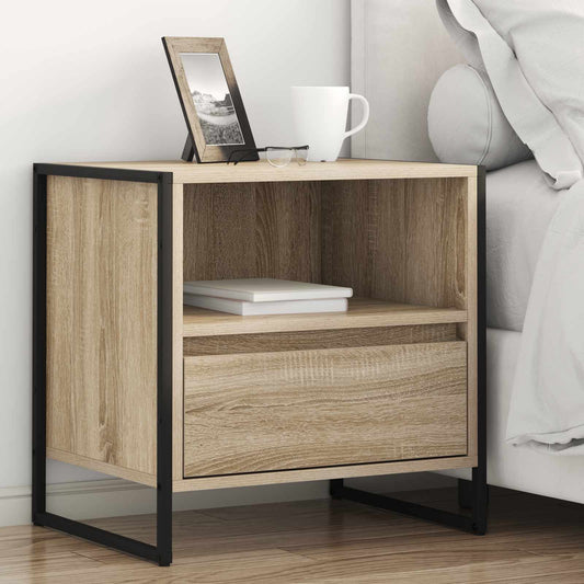 Bedside Table Sonoma 50 x 39.5 x 50 cm Engineered Wood