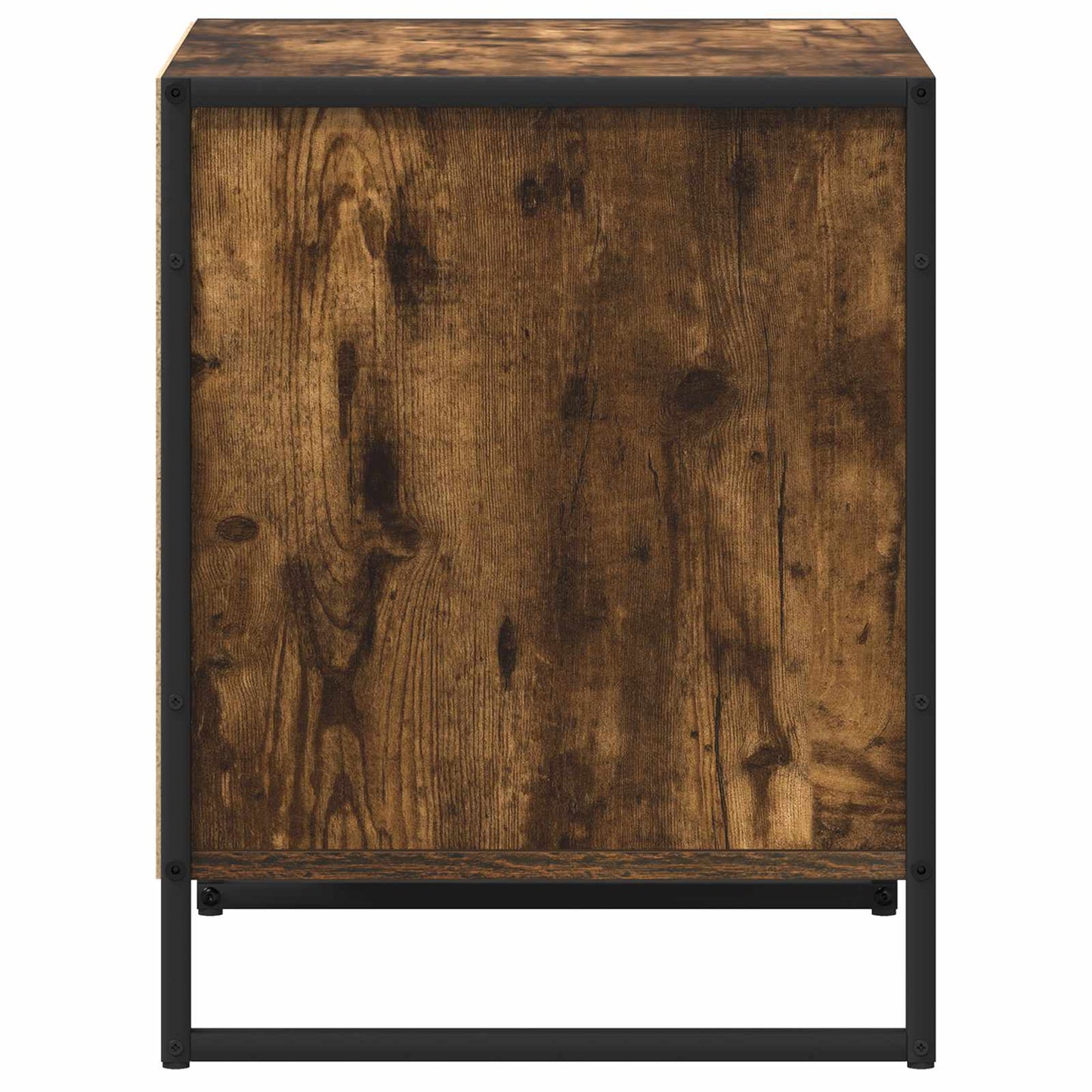 Bedside Table Smoke Oak 50 x 39.5 x 50 cm Engineered Wood
