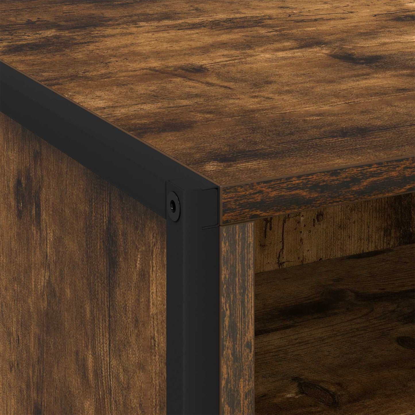 Bedside Table 2 pcs Smoke Oak 50 x 39.5 x 50 cm Engineered Wood