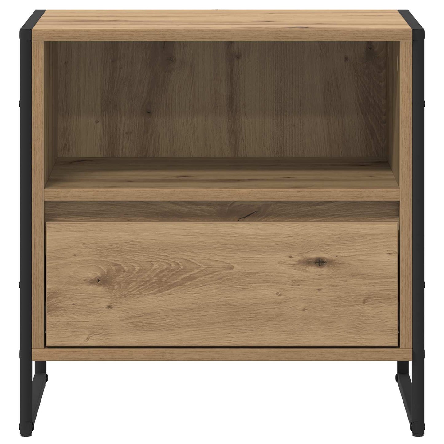Bedside Table Artisian Oak 50 x 39.5 x 50 cm Engineered Wood