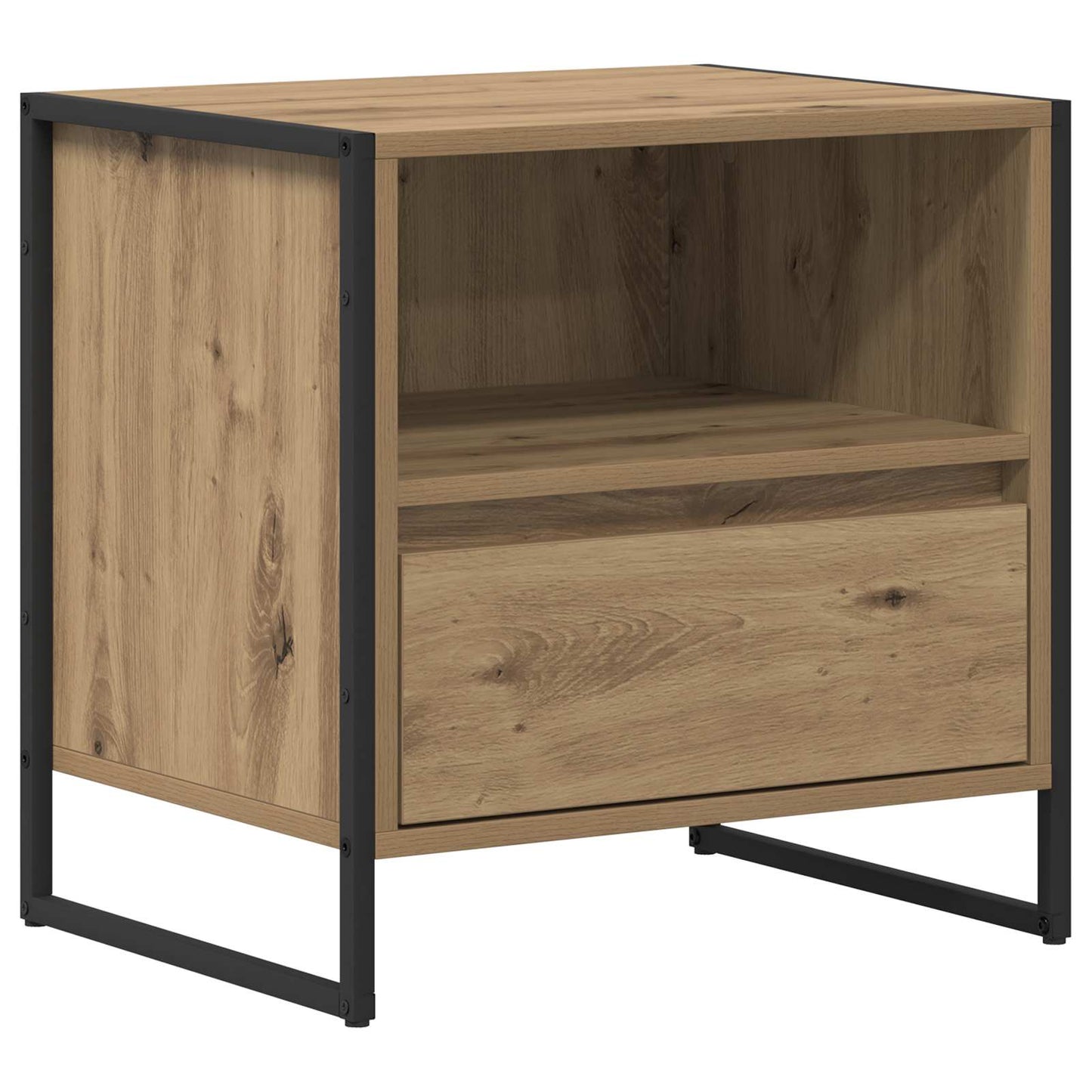 Bedside Table with Drawer 2 pcs Artisian Oak 50 x 39.5 x 50 cm
