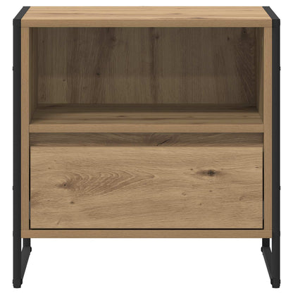 Bedside Table with Drawer 2 pcs Artisian Oak 50 x 39.5 x 50 cm