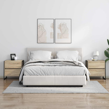 Bedside Table Sonoma 50 x 39.5 x 50 cm Engineered Wood