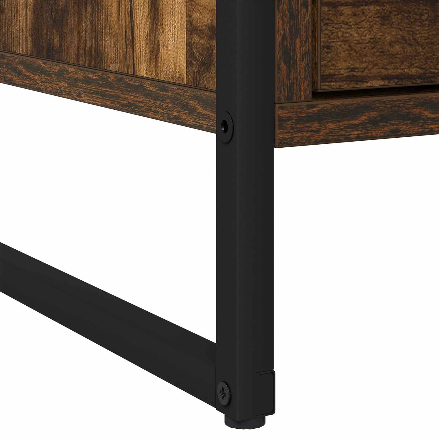 Bedside Table Smoke Oak 50 x 39.5 x 50 cm Engineered Wood