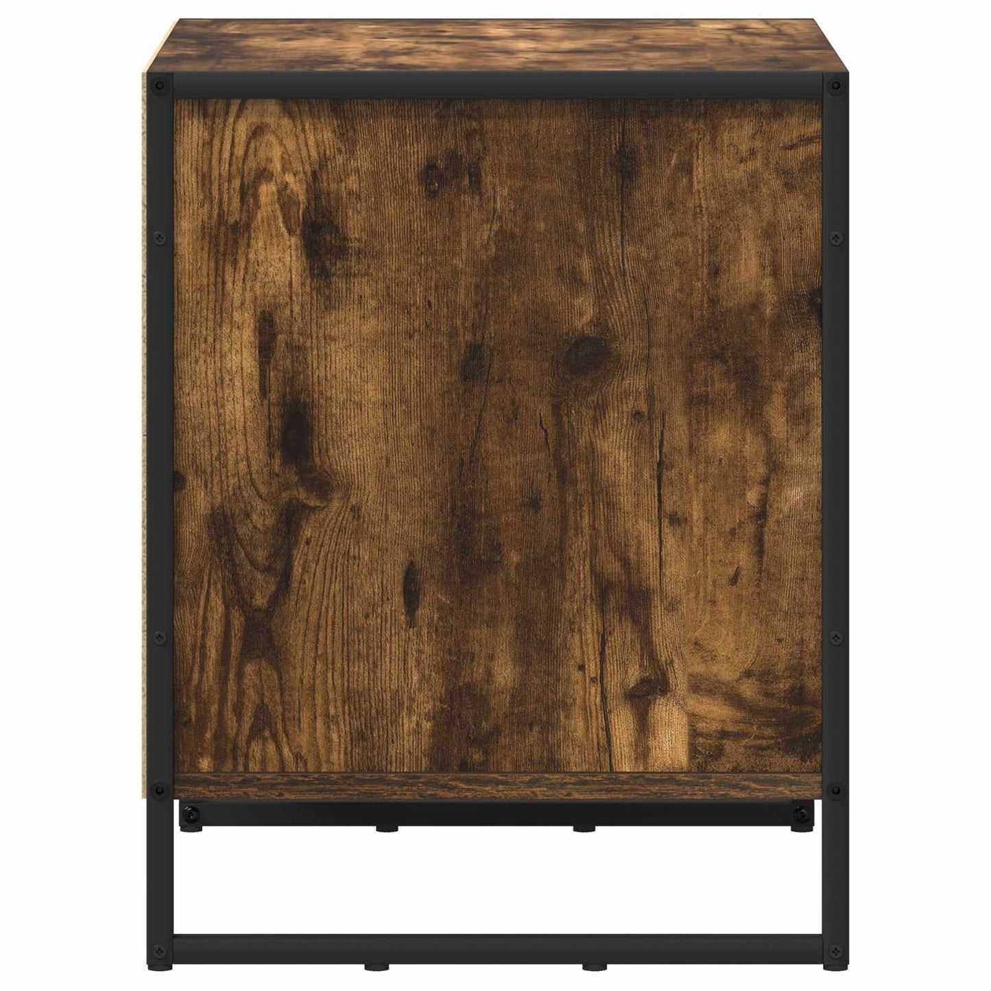 Bedside Table Smoke Oak 50 x 39.5 x 50 cm Engineered Wood