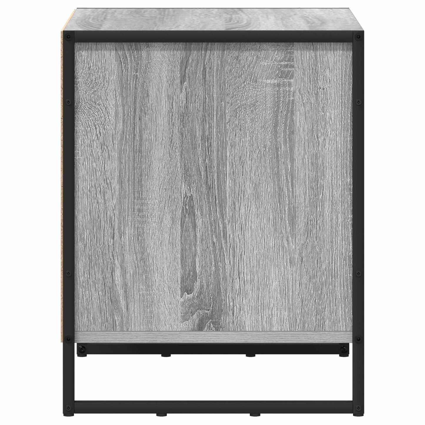 Bedside Table with Drawer 2 pcs Grey Sonoma 50 x 39.5 x 50 cm