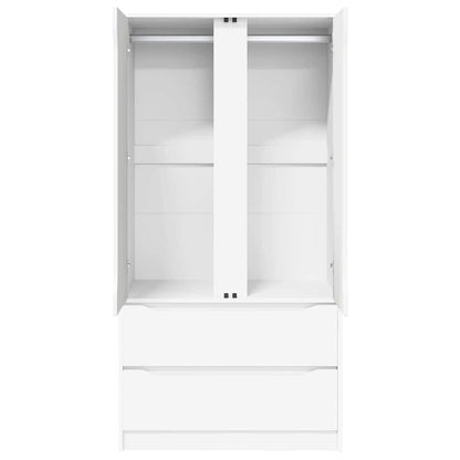 Bathroom Cabinet White 79.5 x 49 x 156 cm Engineered Wood