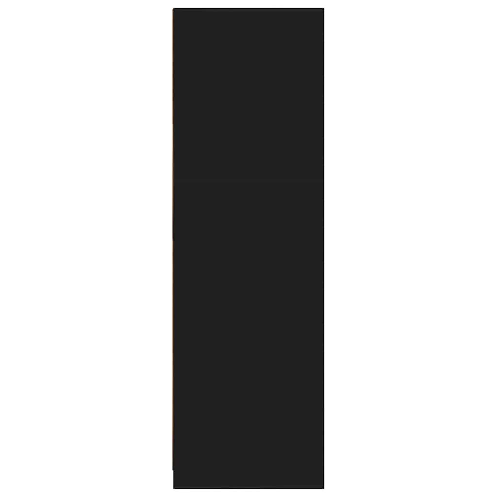 Bathroom Cabinet Black 79.5 x 49 x 156 cm Engineered Wood