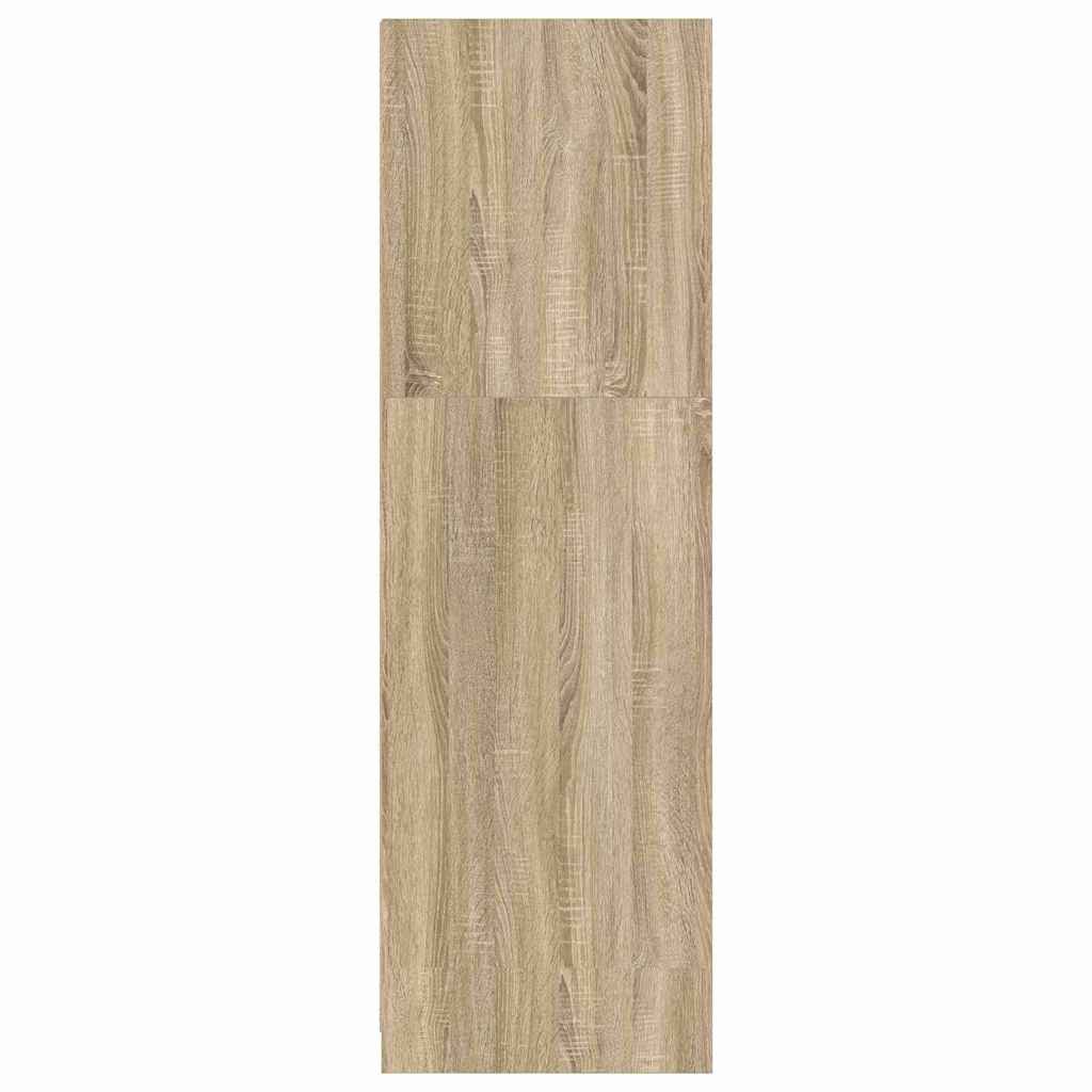 Bathroom Cabinet Sonoma Oak 79.5 x 49 x 156 cm Engineered Wood