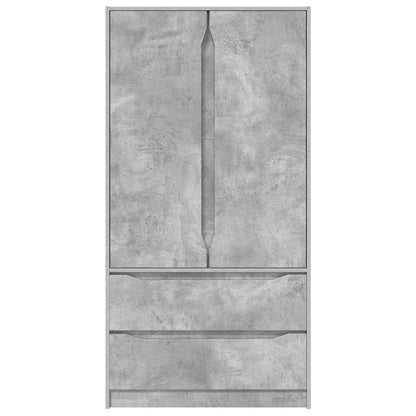 Bathroom Cabinet with Drawer Concrete Grey 79.5 x 49 x 156 cm