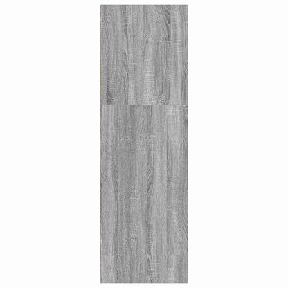 Bathroom Cabinet Grey Sonoma 79.5 x 49 x 156 cm Engineered Wood