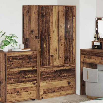 Bathroom Cabinet Old Wood 79.5 x 49 x 156 cm Engineered Wood