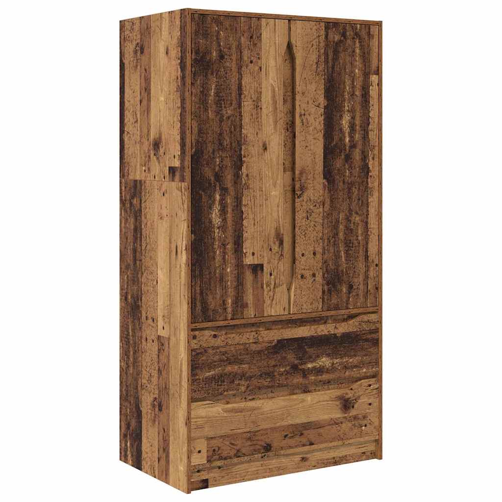 Bathroom Cabinet Old Wood 79.5 x 49 x 156 cm Engineered Wood