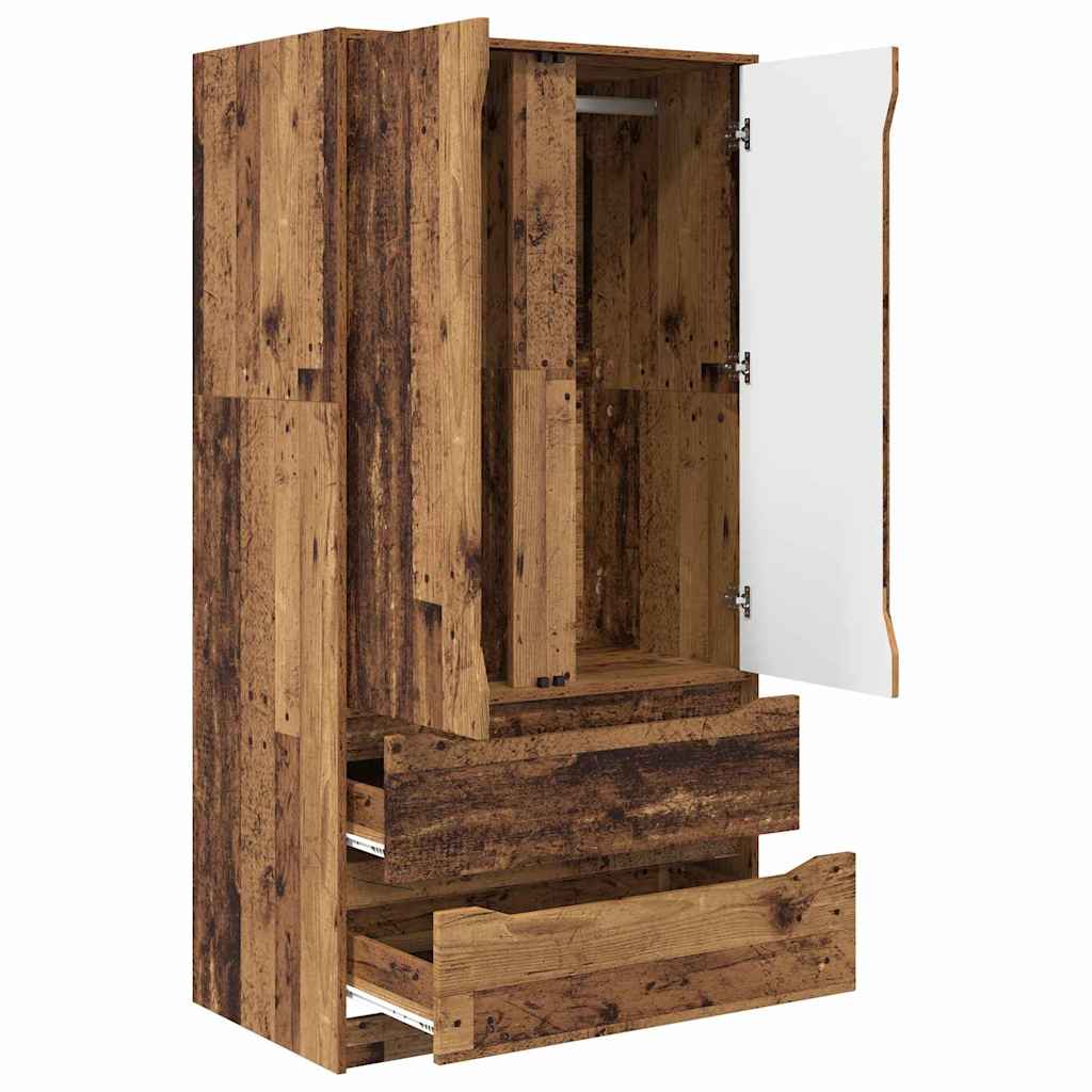 Bathroom Cabinet Old Wood 79.5 x 49 x 156 cm Engineered Wood