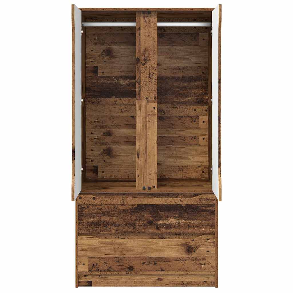 Bathroom Cabinet Old Wood 79.5 x 49 x 156 cm Engineered Wood