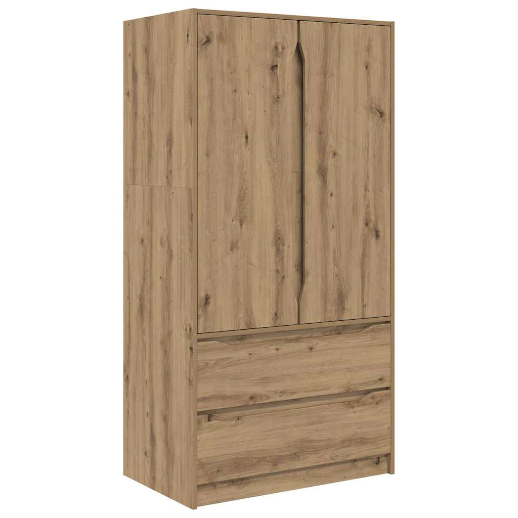 Bathroom Cabinet Artisan Oak 79.5 x 49 x 156 cm Engineered Wood