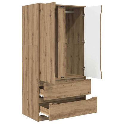 Bathroom Cabinet Artisan Oak 79.5 x 49 x 156 cm Engineered Wood