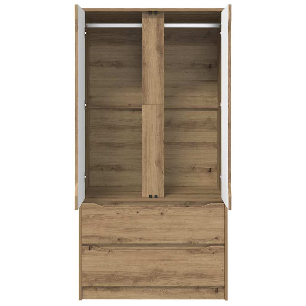 Bathroom Cabinet Artisan Oak 79.5 x 49 x 156 cm Engineered Wood