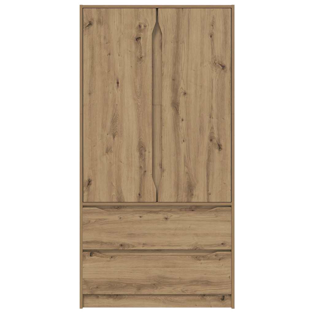 Bathroom Cabinet Artisan Oak 79.5 x 49 x 156 cm Engineered Wood