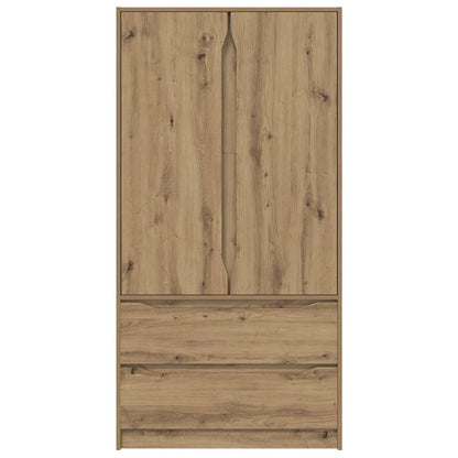 Bathroom Cabinet Artisan Oak 79.5 x 49 x 156 cm Engineered Wood