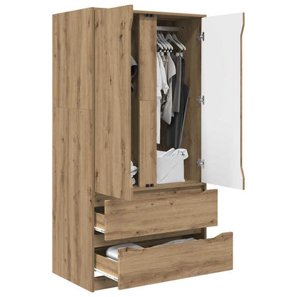 Bathroom Cabinet Artisan Oak 79.5 x 49 x 156 cm Engineered Wood