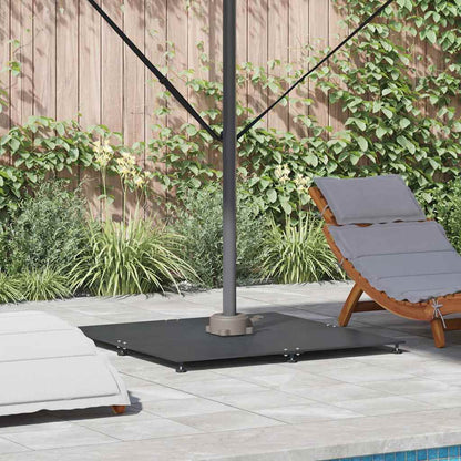 Parasol Base Dark grey 100 x 100 x 4 cm Steel