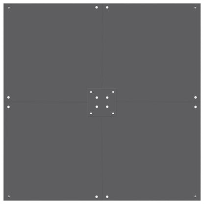 Parasol Base Dark grey 100 x 100 x 4 cm Steel