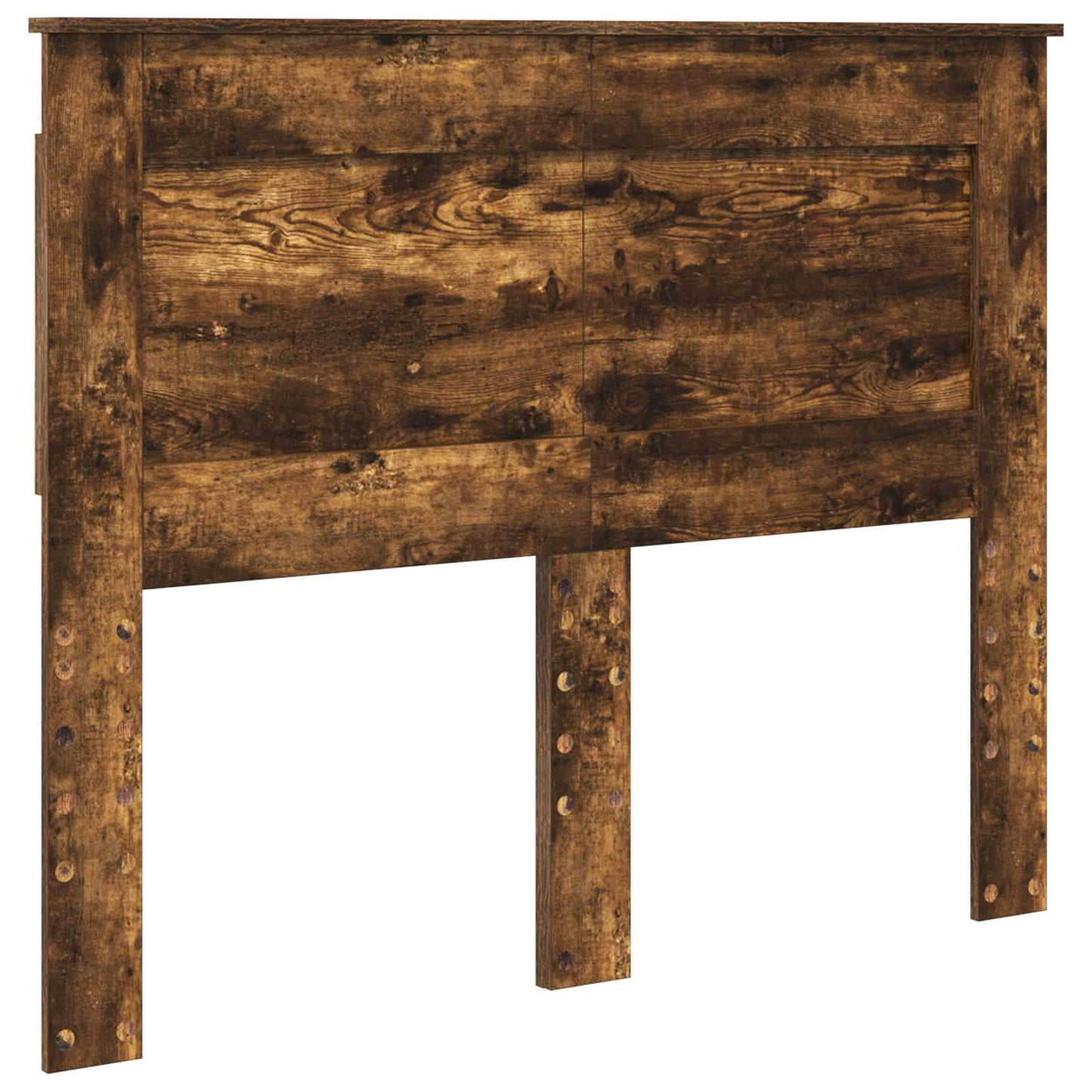 Bed Frame with Drawer Smoked Oak 120 x 190 cm Solid Pine Wood