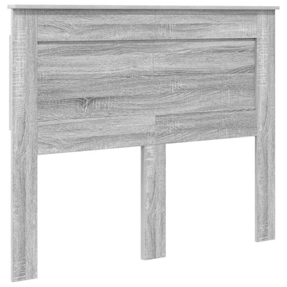 Bed Frame Grey Sonoma 120 x 200 cm Solid Pine Wood