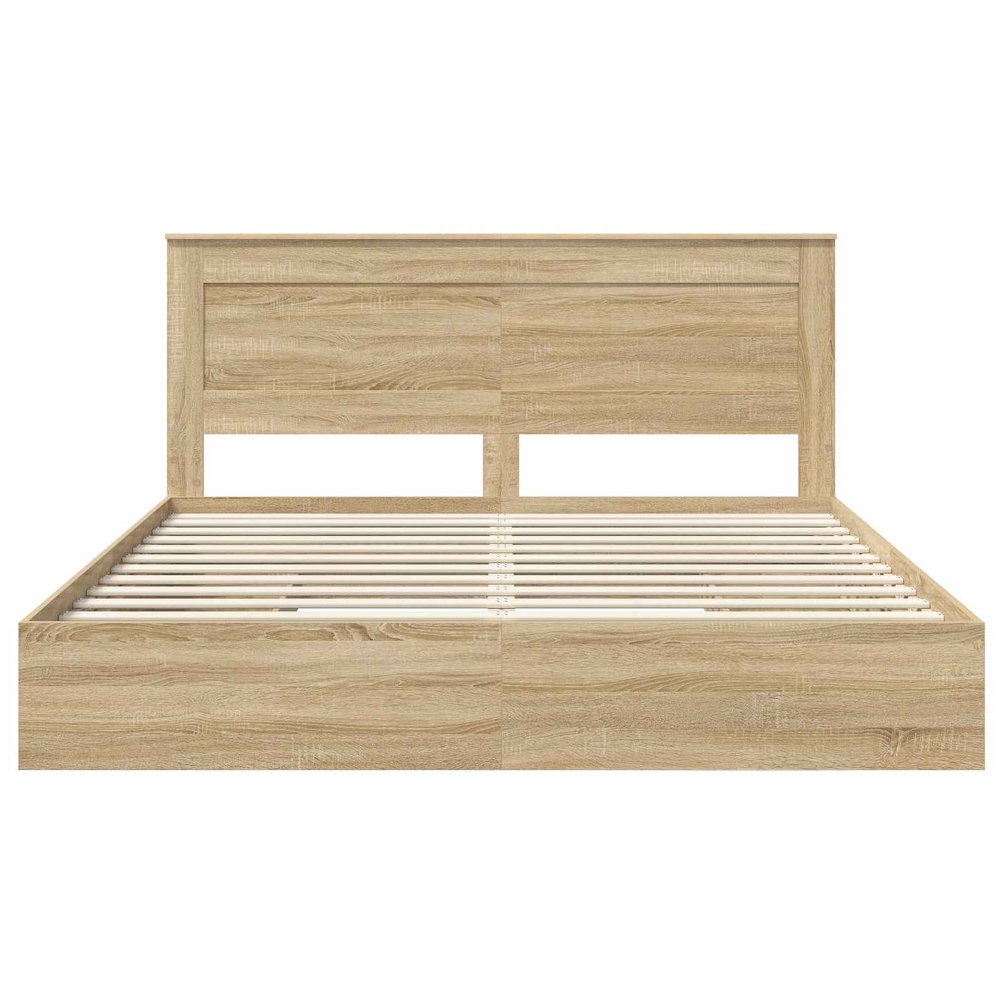 Storage Bed with Drawer Sonoma Oak 180 x 200 cm Engineered Wood