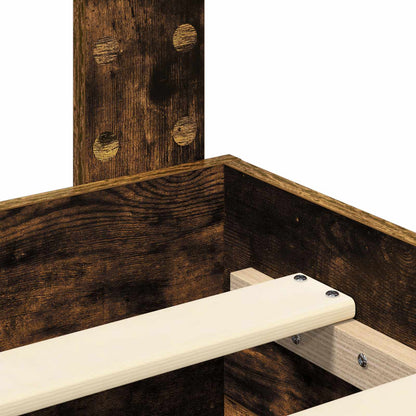 Bed Frame with Drawer with Headboard Manual Engineered Wood