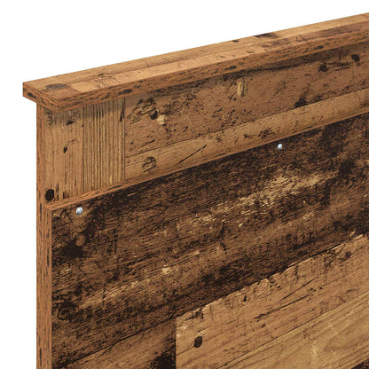 Bed Frame with Drawer with Headboard Manual Engineered Wood