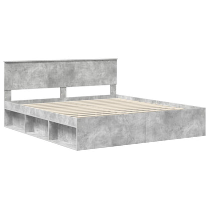 Bed Frame with Headboard Concerte 180 x 200 cm Solid Pine Wood