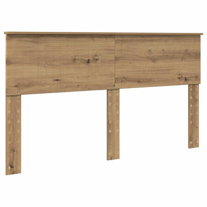 Bed Frame Artisian Oak 160 x 200 cm Solid Pine Wood