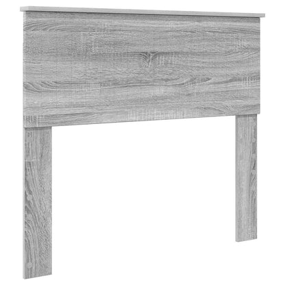 Bed Frame Grey Sonoma 100 x 200 cm Solid Pine Wood