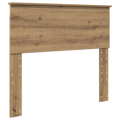 Bed Frame Artisian Oak 100 x 200 cm Solid Pine Wood