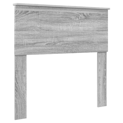 Bed Frame Grey Sonoma 90 x 190 cm Solid Pine Wood