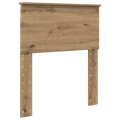 Bed Frame Artisian Oak 75 x 190 cm Solid Pine Wood
