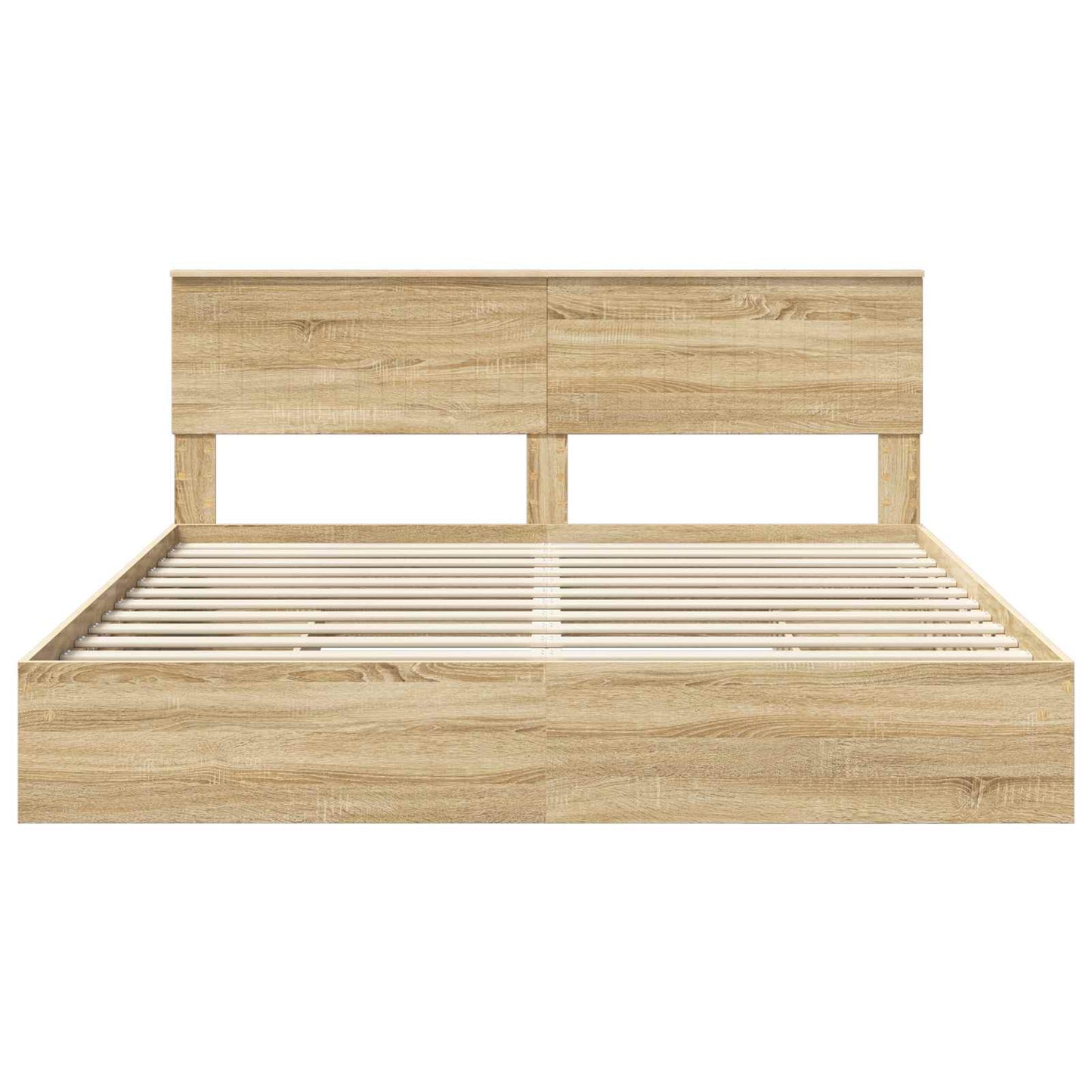 Storage Bed with Drawer Sonoma Oak 180 x 200 cm Engineered Wood