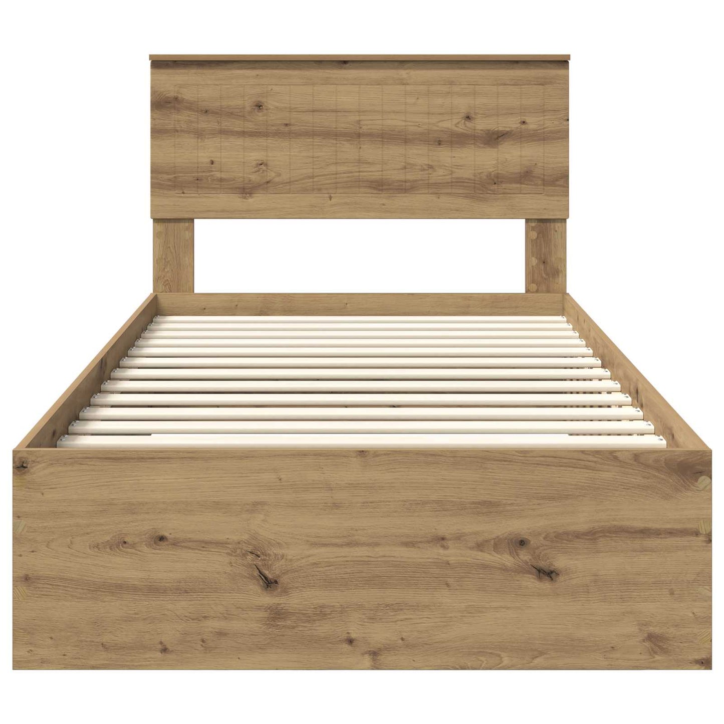 Bed Frame with Drawer Artisan Oak 100 x 200 cm Engineered Wood