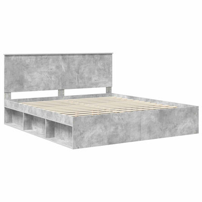 Bed Frame with Headboard Concerte 180 x 200 cm Solid Pine Wood