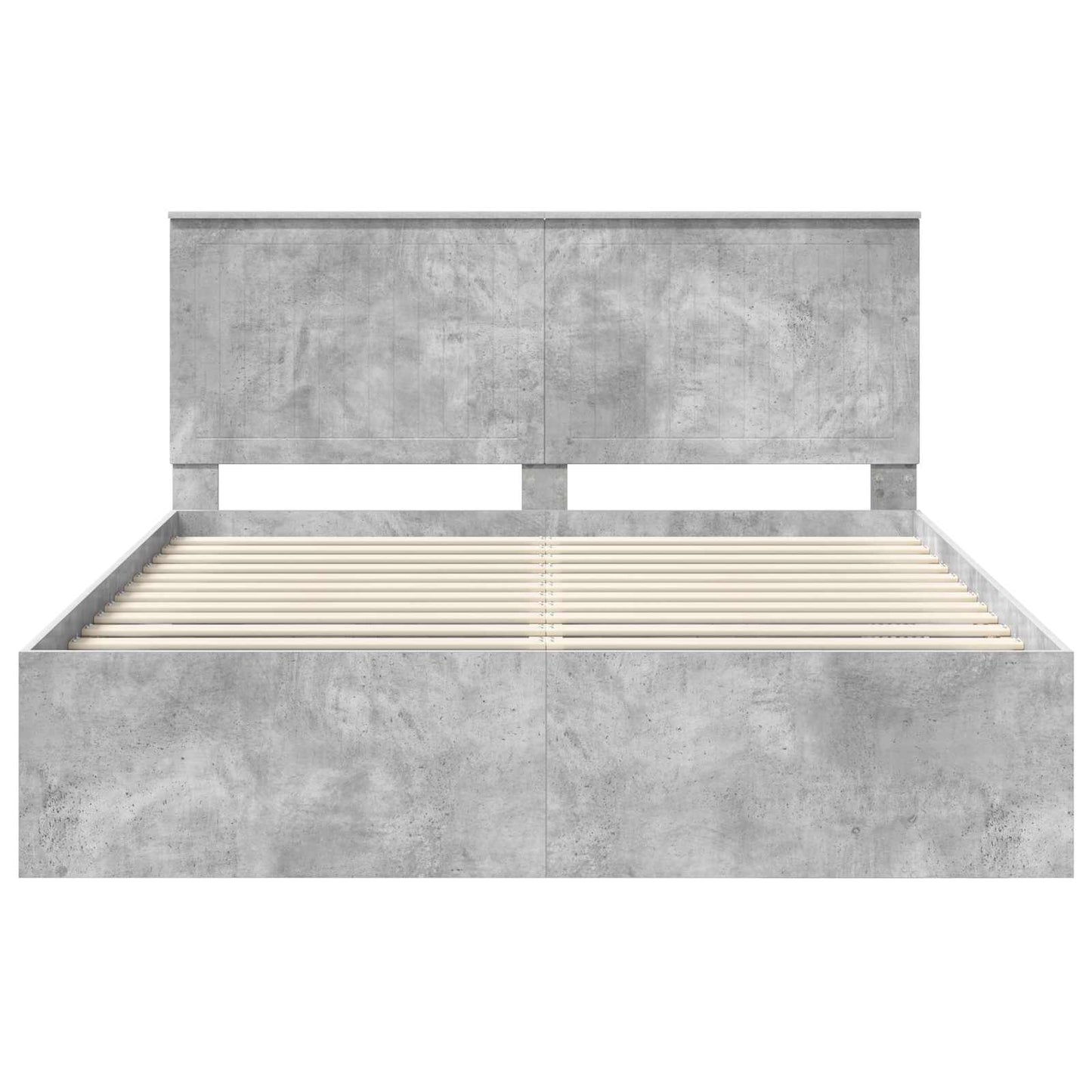Bed Frame with Headboard Concerte 160 x 200 cm Solid Pine Wood