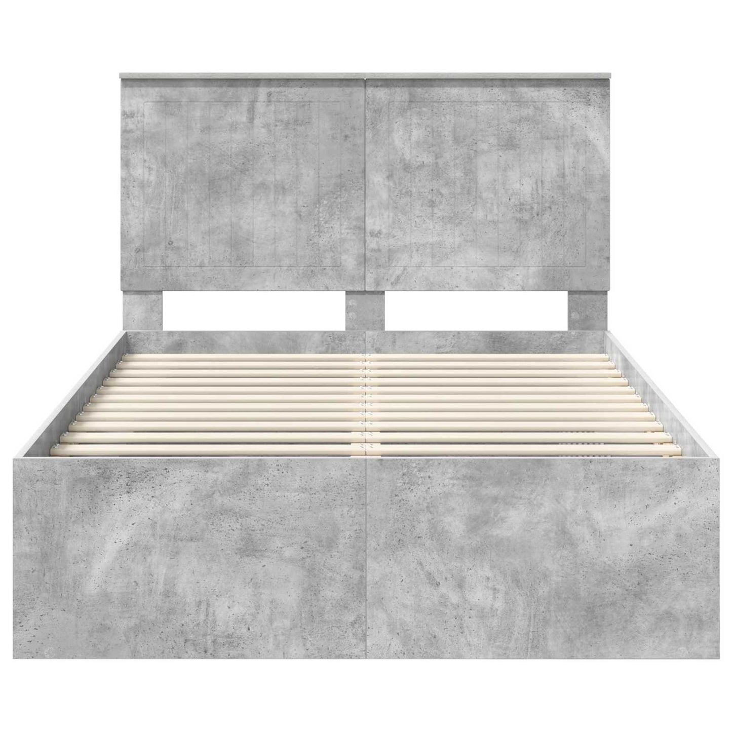 Bed Frame with Headboard Concerte 120 x 200 cm Solid Pine Wood