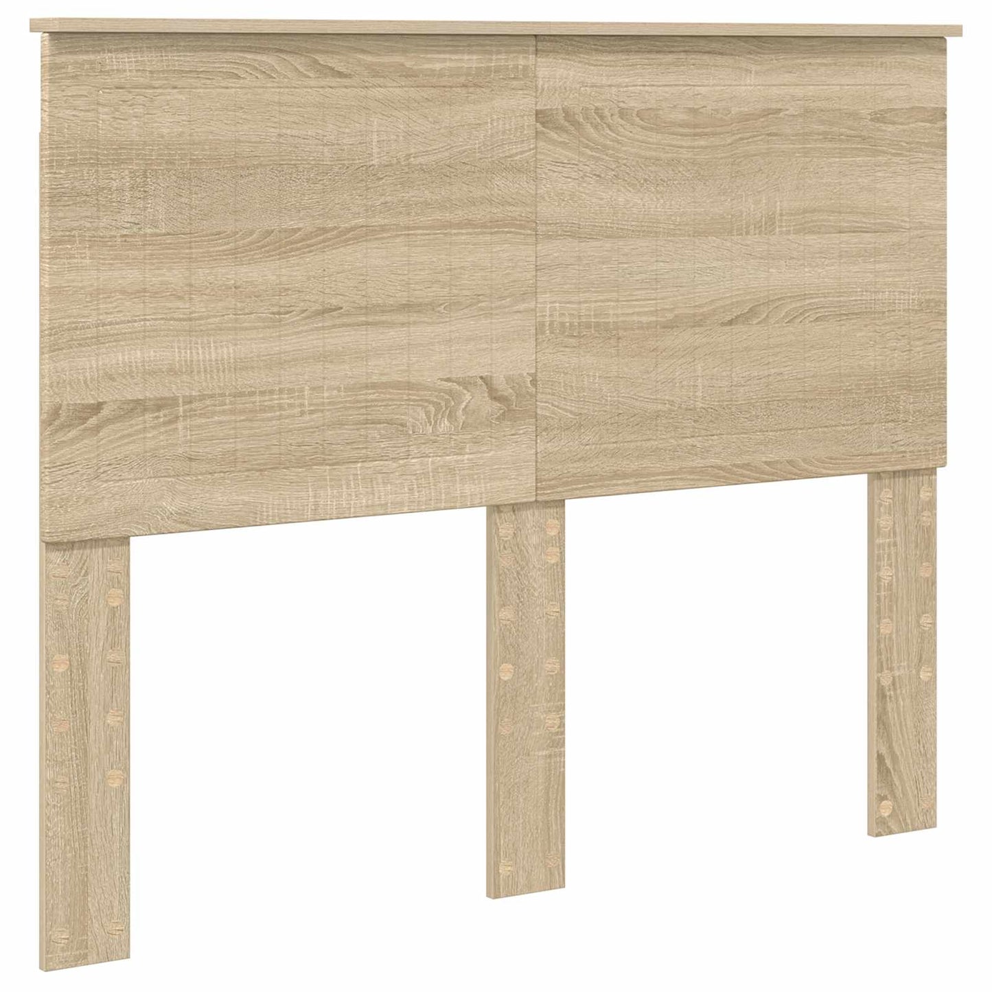 Bed Frame with Headboard Sonoma 120 x 190 cm Solid Pine Wood