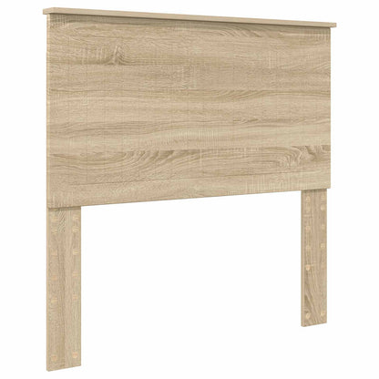 Bed Frame with Headboard Sonoma 100 x 200 cm Solid Pine Wood